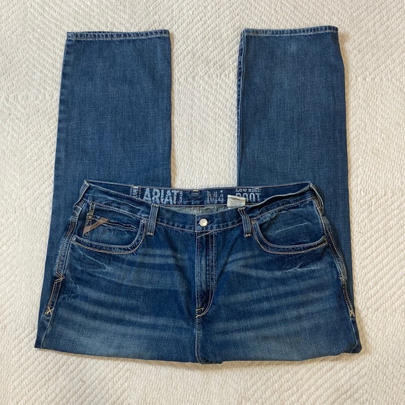Men’s Ariat M4 Low Rise Boot Cut Jeans - Picture 1 of 4